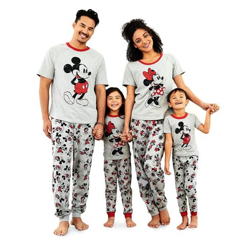 mickey mouse family pajama set.